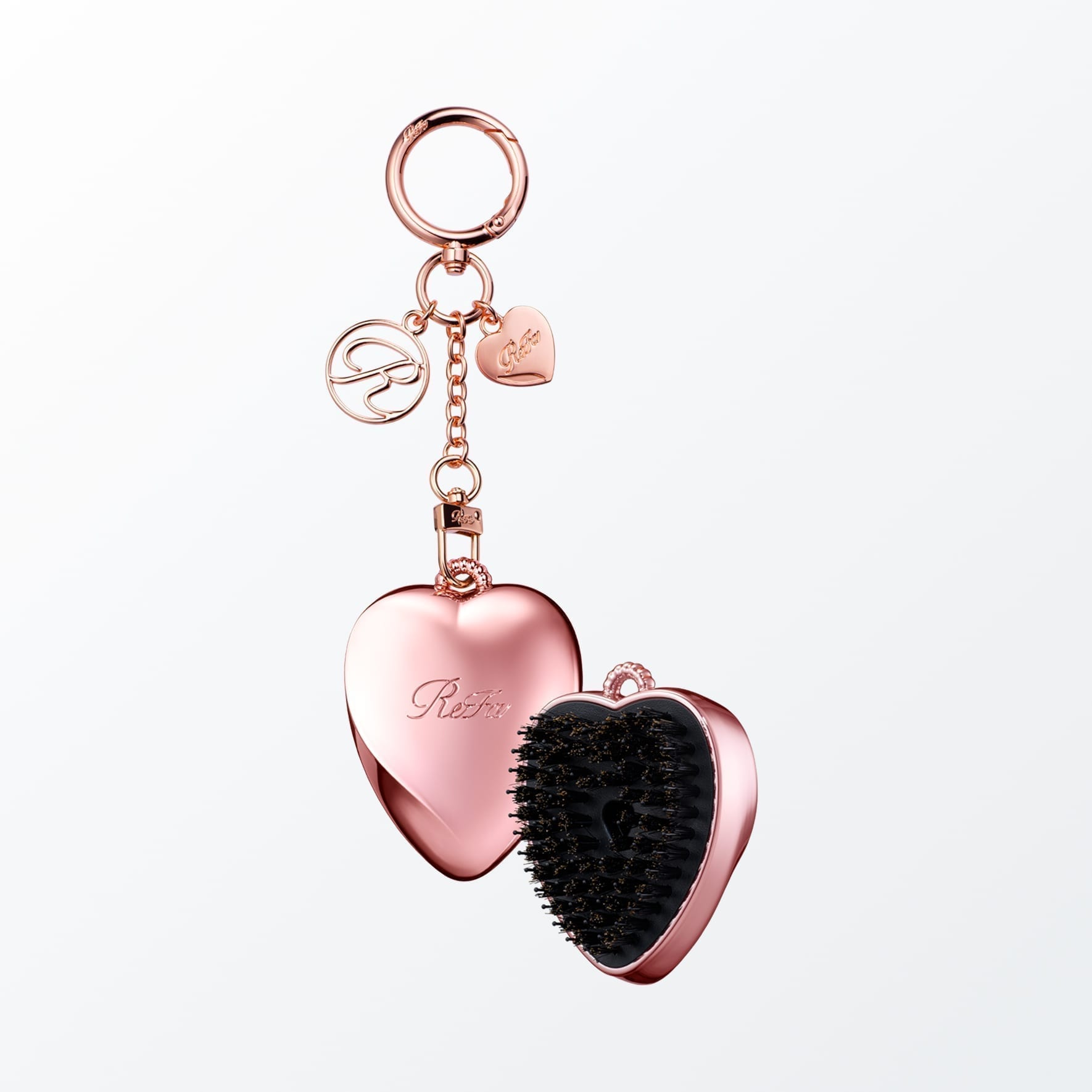 ReFa HEART BRUSH charm リファハートブラシチャーム ローズゴールド