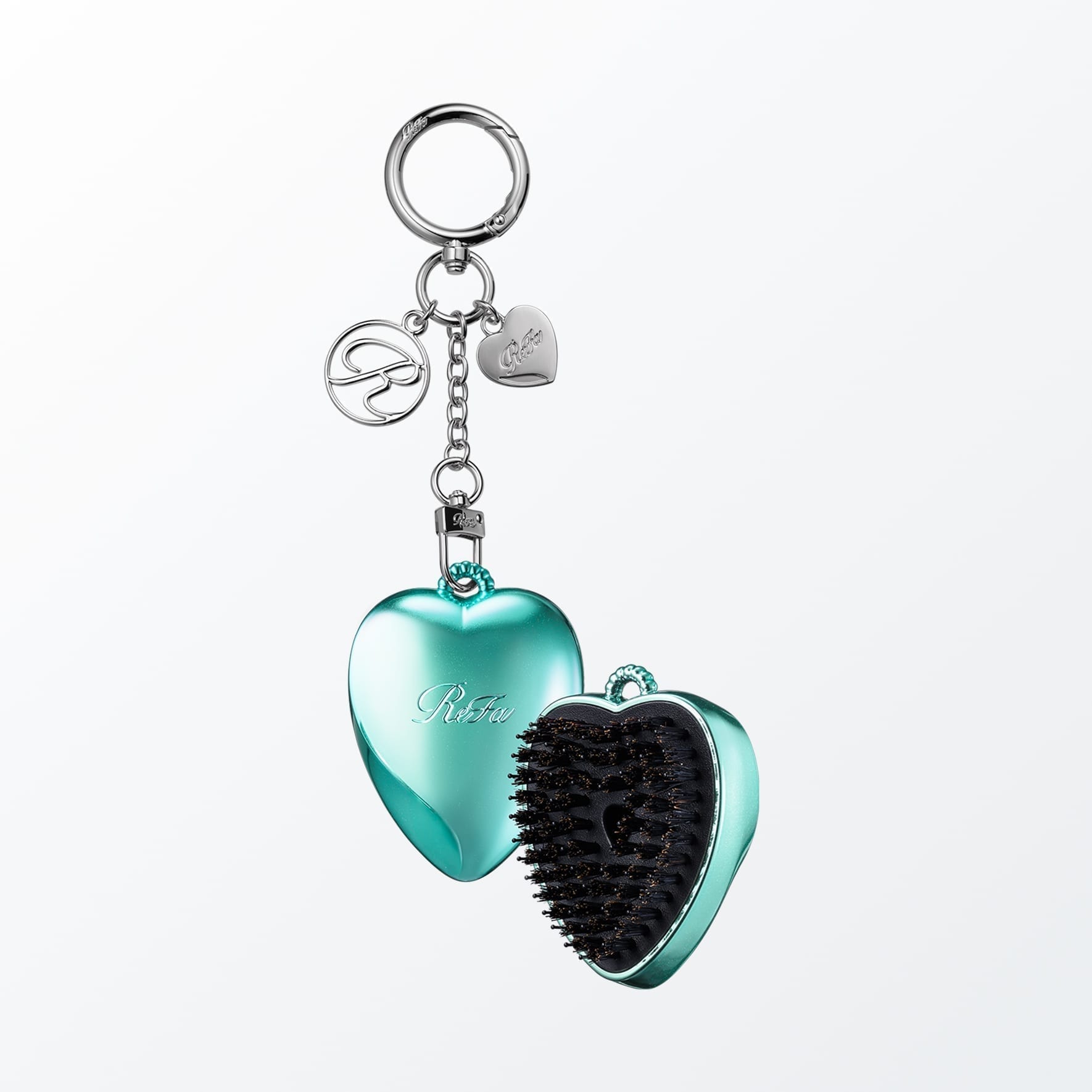 ReFa HEART BRUSH charm リファハートブラシチャーム エムミントグリーン