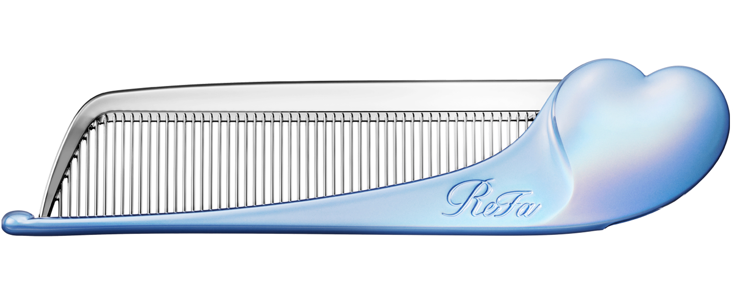 写真：ReFa HEART COMB Aira（Silky Blue）