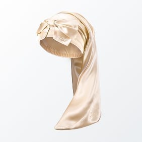 ReFa SILK NIGHTCAP LONG PEARL リファシルクナイトキャップロングパール シャンパンゴールド