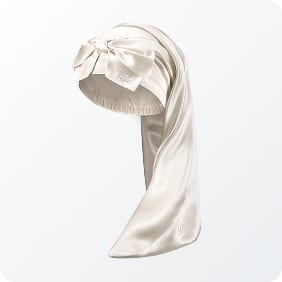 ReFa SILK NIGHTCAP LONG PEARL リファシルクナイトキャップロングパール オーロラホワイト