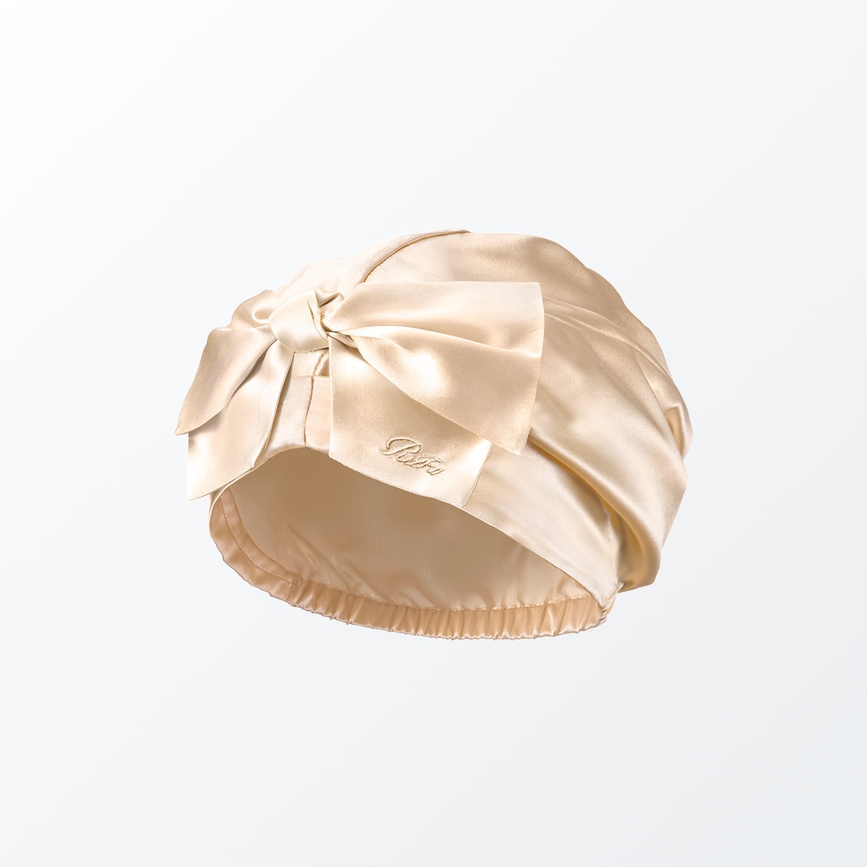 ReFa SILK NIGHTCAP SHORT PEARL リファシルクナイトキャップショートパール シャンパンゴールド