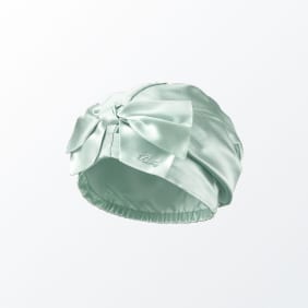 ReFa SILK NIGHTCAP SHORT PEARL リファシルクナイトキャップショートパール エムミントグリーン