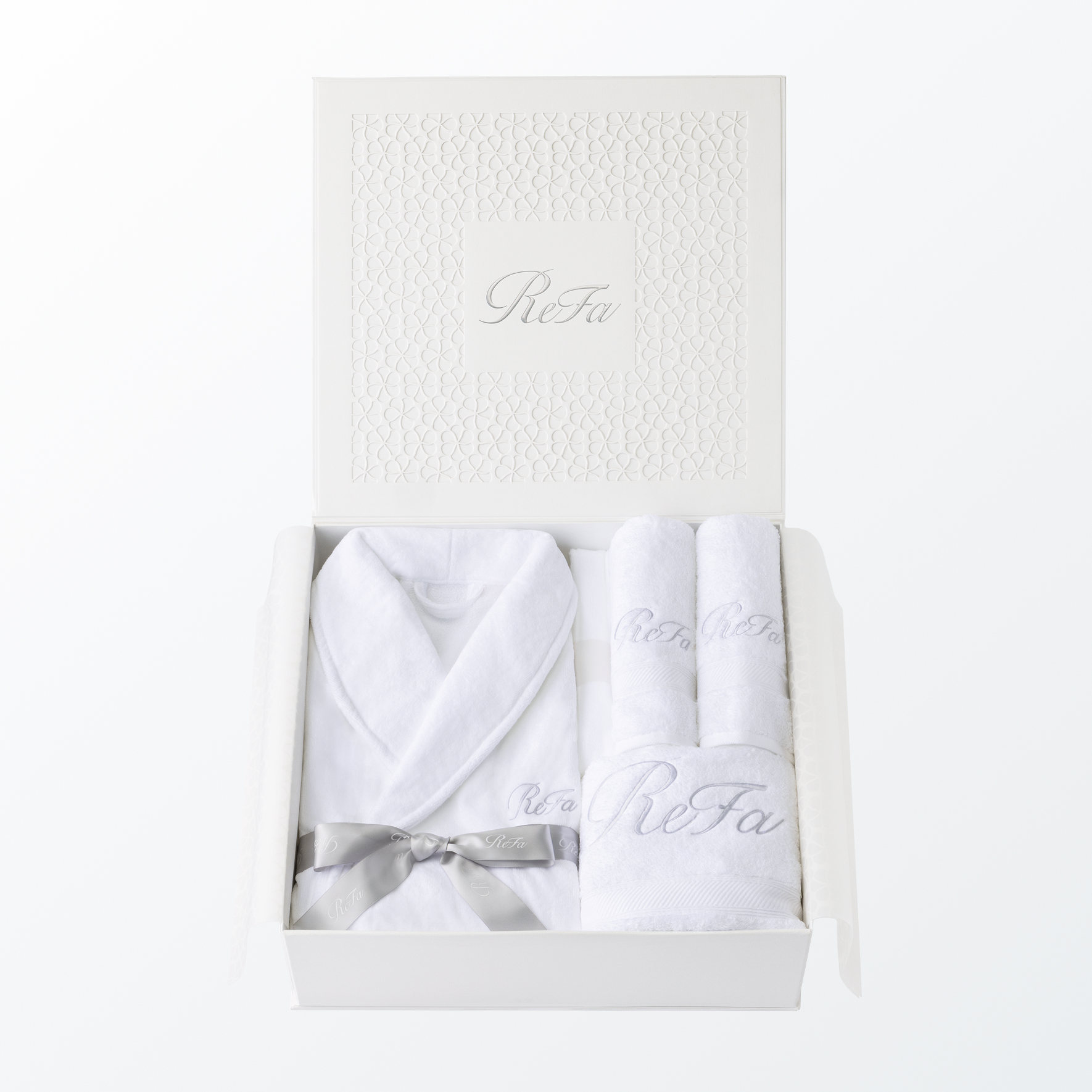 ReFa TOWEL SET リファタオルセット リファバスロー<br>ブM・バスタオル・ヘアフェイスタオル2枚セット