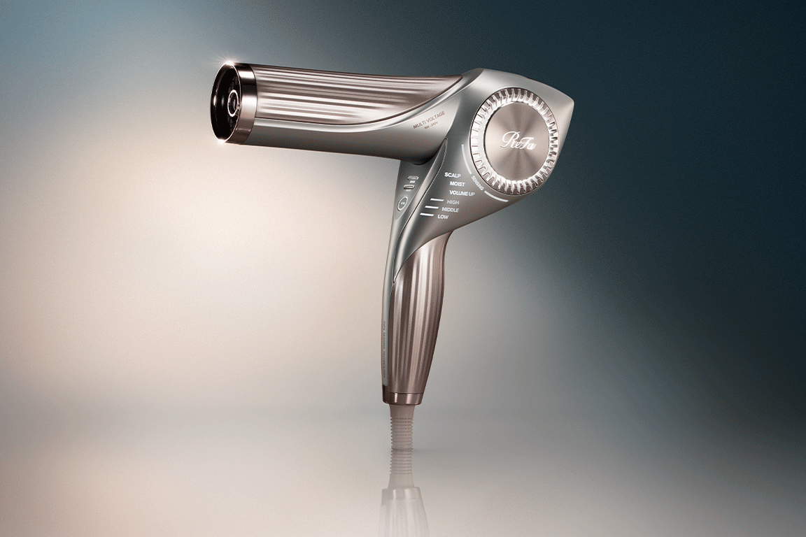 Bringing ReFa's airflow to the world. Experience salon-level precision and instantly smooth, moisturized hair. "ReFa BEAUTECH DRYER BX W" will be released in October 8, 2025